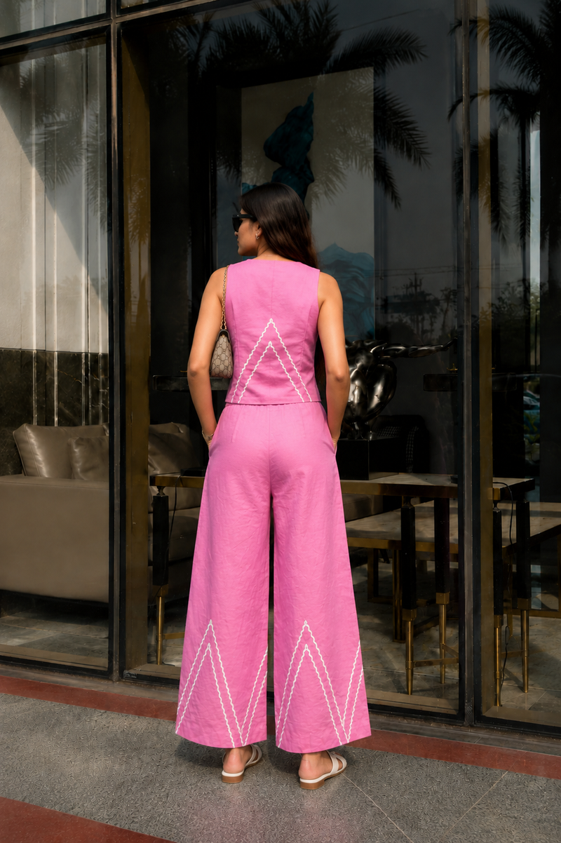 Cotton Flex Sleeveless Co-Ord Set