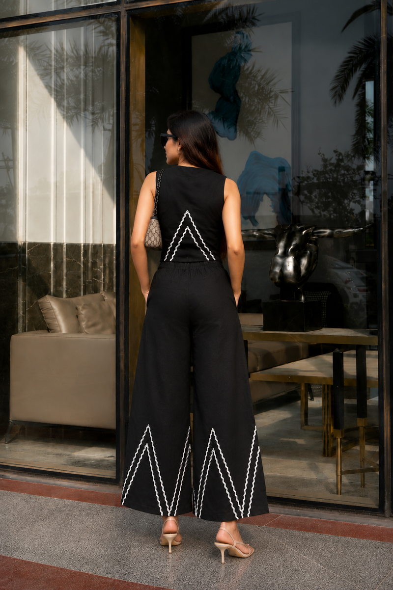 Cotton Flex Sleeveless Co-Ord Set