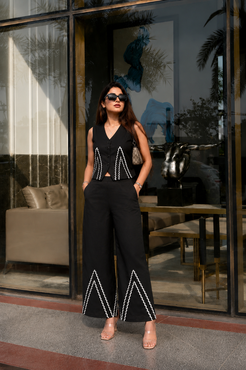 Cotton Flex Sleeveless Co-Ord Set