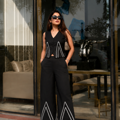 Cotton Flex Sleeveless Co-Ord Set