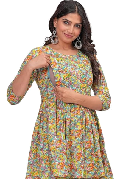 Multicolour - JAIPURFAME Women’s Floral Printed Cotton Co-Set – Comfortable & Stylish Two-Piece Outfit in Perfect for Casual Wear, Vacation, or Everyday Style