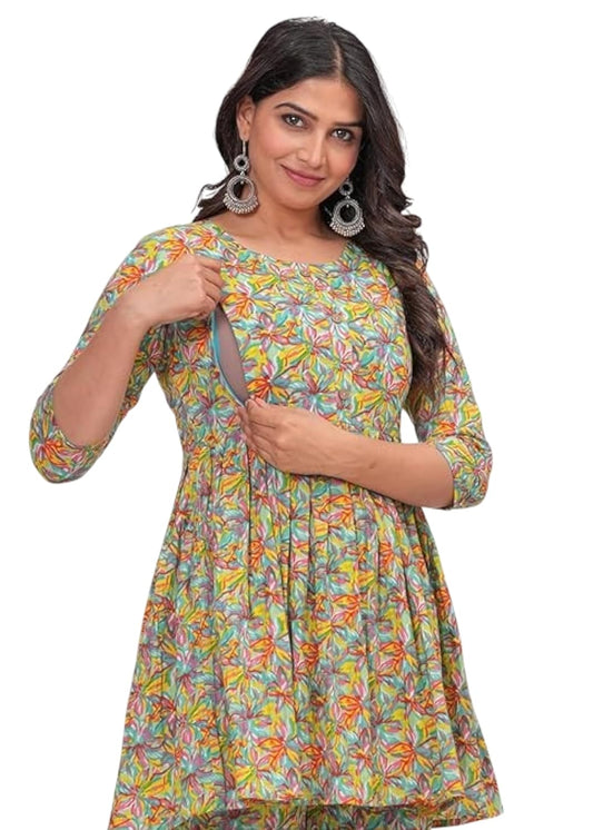 Multicolour - JAIPURFAME Women’s Floral Printed Cotton Co-Set – Comfortable & Stylish Two-Piece Outfit in Perfect for Casual Wear, Vacation, or Everyday Style