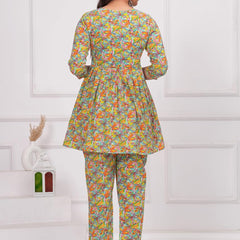 Multicolour - JAIPURFAME Women’s Floral Printed Cotton Co-Set – Comfortable & Stylish Two-Piece Outfit in Perfect for Casual Wear, Vacation, or Everyday Style