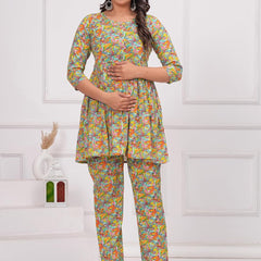 Multicolour - JAIPURFAME Women’s Floral Printed Cotton Co-Set – Comfortable & Stylish Two-Piece Outfit in Perfect for Casual Wear, Vacation, or Everyday Style
