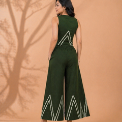 Cotton Flex Sleeveless Co-Ord Set