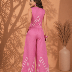 Cotton Flex Sleeveless Co-Ord Set