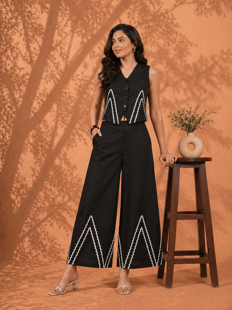 Cotton Flex Sleeveless Co-Ord Set