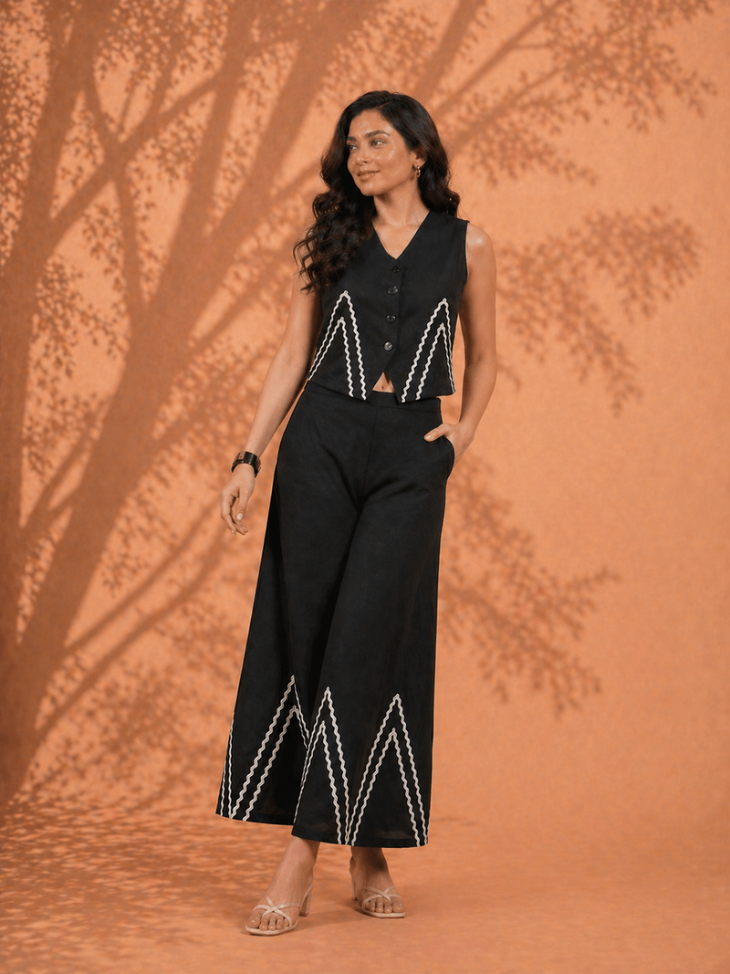 Cotton Flex Sleeveless Co-Ord Set