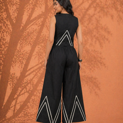 Cotton Flex Sleeveless Co-Ord Set