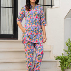 Classic Grey Cotton Co-Ord Set 