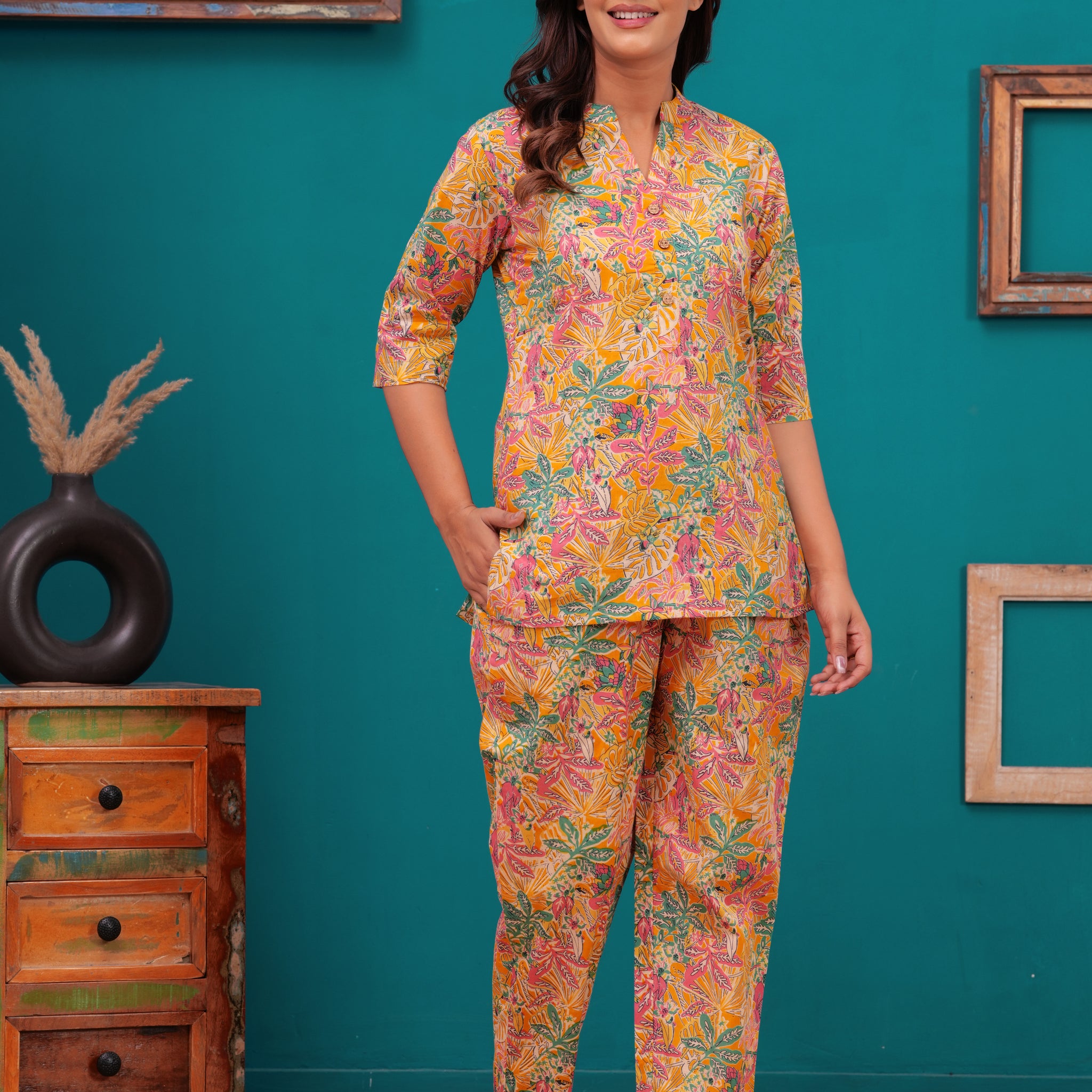 Sunset Tropics Printed Co-ord Set