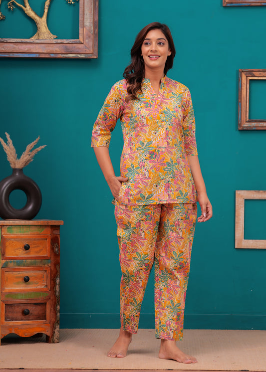 Sunset Tropics Printed Co-ord Set