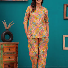 Sunset Tropics Printed Co-ord Set